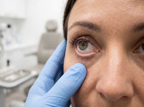 Pale Conjunctiva Examination for Anemia Diagnosis, Clinical Sign of Iron Deficiency