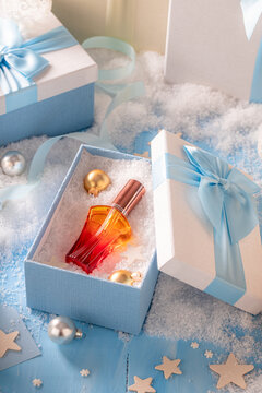 Classy perfume comes packed inside very nice Christmas gift box.