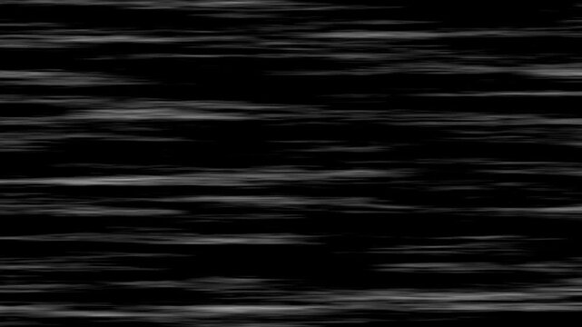 Abstract Black and White Horizontal Speed Lines Motion Background Overlay