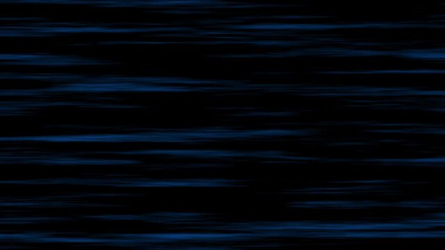 Abstract Glowing Blue Horizontal Speed Lines Motion Background Overlay