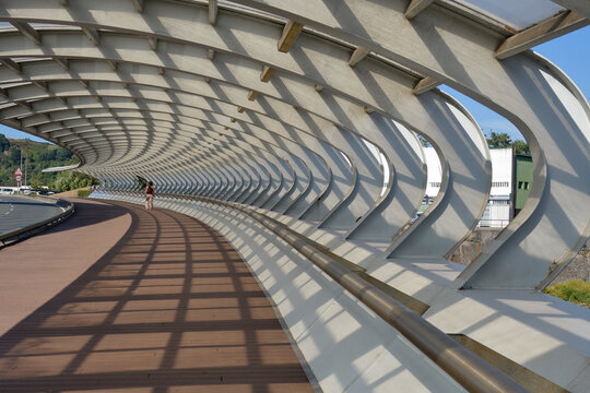 Manterola Bridge in Barakaldo