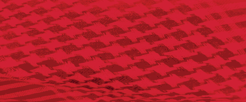 Pattern fabric made of wool. Handmade knitted fabPattern fabric made of wool. Handmade knitted fabric red wool ric red wool background texture