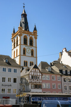 Trier, Germany- June 27, 2019: Trier, roman city in Germany