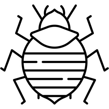 Flea icon vector illustration