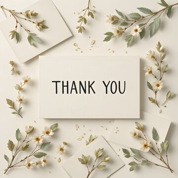 Elegant Handwritten Gratitude Cards