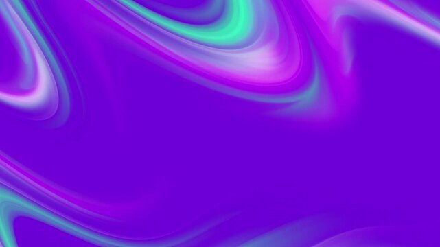 Abstract creative motion glowing gradient blend green and violet blur wave stripe on purple background. Video animation Ultra HD 4k footage.