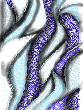 Abstract Arabic calligraphy 
