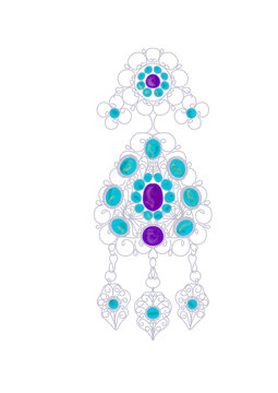 Native Tatar jewellery 