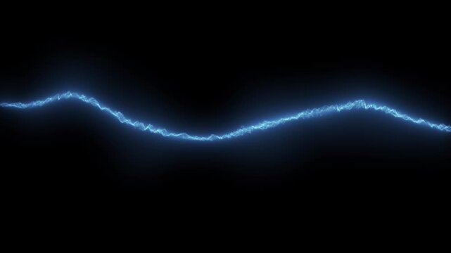 Realistic blue electric lightning strike, thunderbolt flash fx, powerful energy burst, glowing plasma storm, animated bolt overlay, alpha channel vfx, dark background effect animation 4k