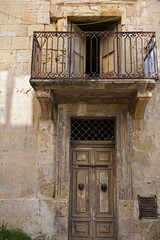 Fototapeta premium Malta, Birgu - detailed view at the Bishop's house