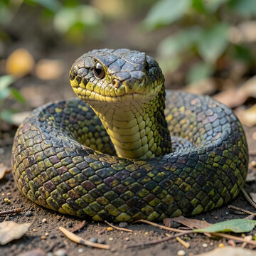 snake in the garden