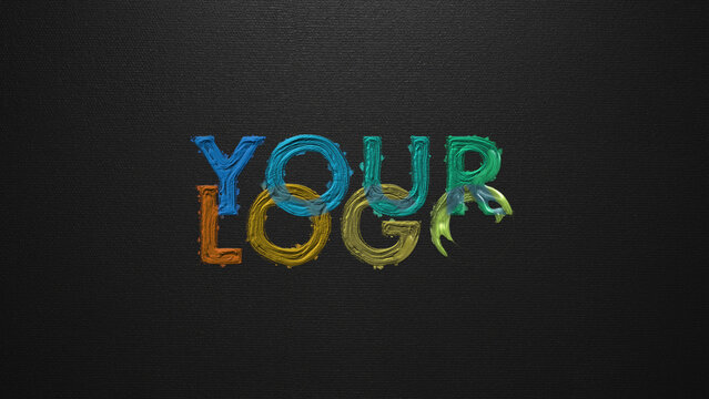 Realistic Ink Logo