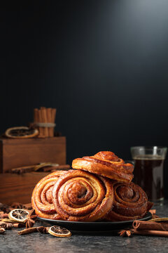 Kanelbullar - Swedish cinnamon buns.