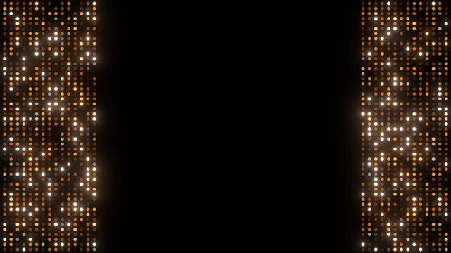 glitter particle wave light border background loop