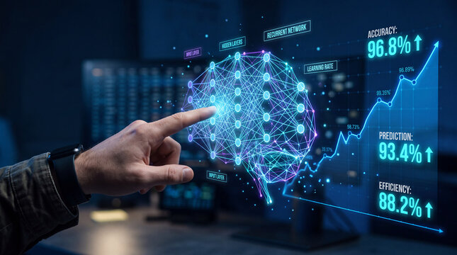 Hand exploring neural network performance and prediction metrics