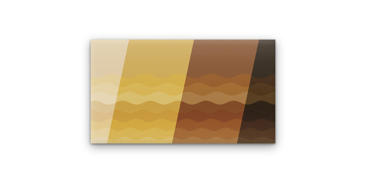 Minimalist skin tone palette, diverse flesh color swatches. Abstract wavy pattern in brown and beige shades for beauty and inclusion concepts.