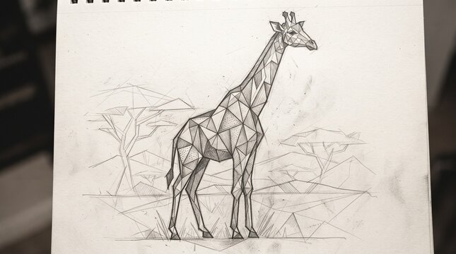 giraffe of the sky