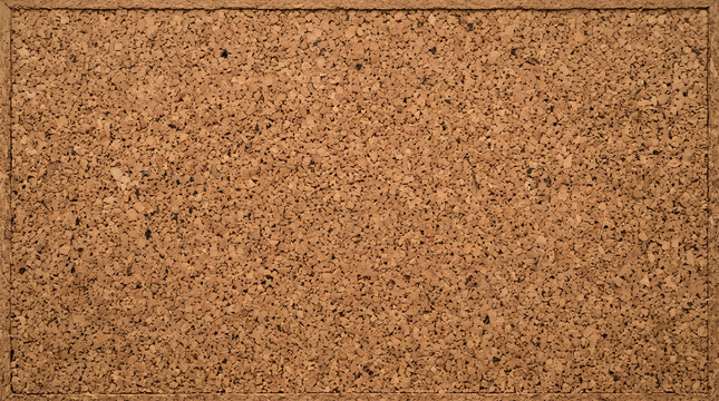 Natural cork surface with textured grain for product packaging or design mockups