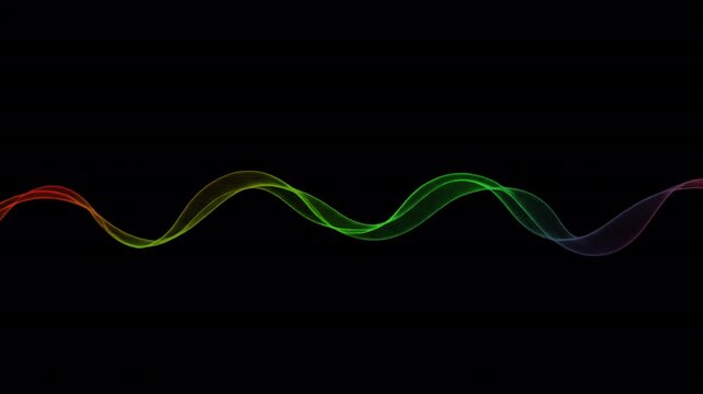 Flowing line and repeating shapes form a visual rhythm that suggests pattern, making the abstract scene useful for digital storytelling, technology concepts, and plain modern presentations