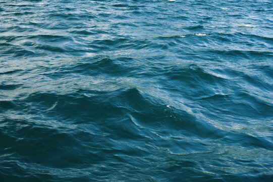 Beautiful Turquoise Ocean Water with Natural Wave Patterns