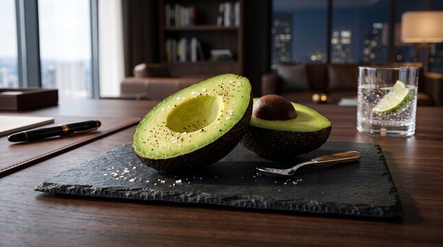 fresh and healthy avocado