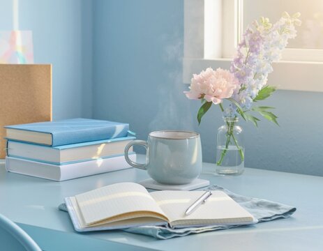 cangkir kopi buku