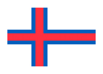 Obraz premium PNG Faroe Islands flag illustration on transparent background
