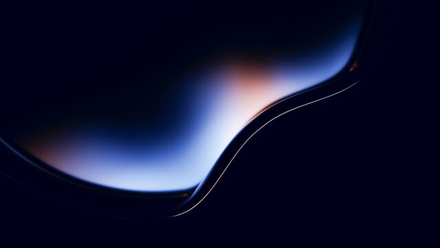 Fluid gradient glass wave with luminous premium reflection.
