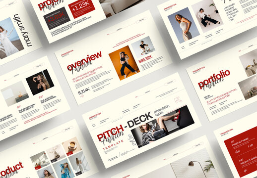 Fashion Pitch Deck Presentation Template