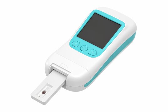 Compact diagnostic scanner for point of care testing with digital readout and sample cartridge