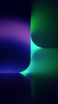 Gradient geometric background with contour beam seamless loop