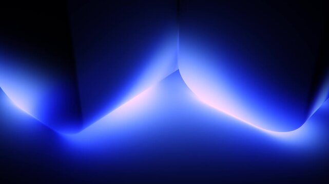 Gradient geometric background with neon crest seamless loop