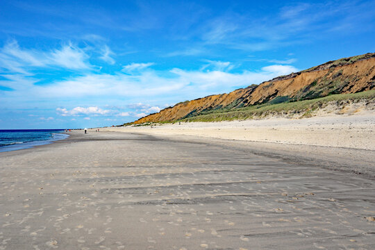 Die roten Klippen von Sylt