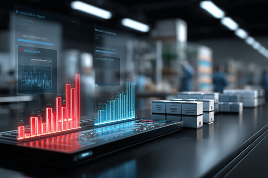  AI pharma cold chain system with holographic temperature alerts and spoilage risk analytics.
