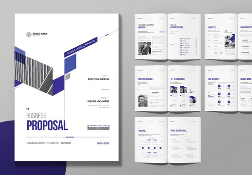 Business Proposal Template Layout