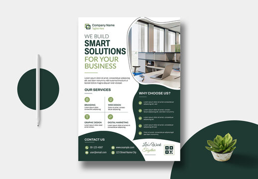 Corporate Flyer Template Layout