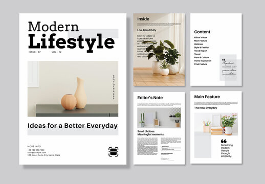 Lifestyle Magazine Design