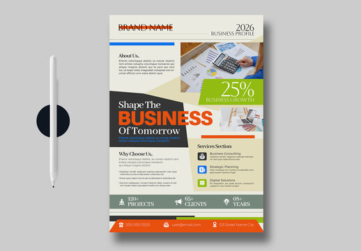 Modern Corporate Business Profile Brochure Template