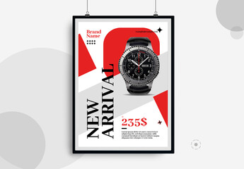 New Arrival Advertising Poster