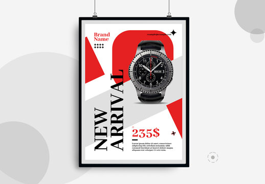 New Arrival Advertising Poster