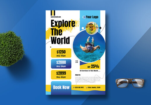 Travel Poster Or Flyer Design