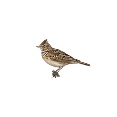 Fototapeta premium Eurasian Skylark Illustration