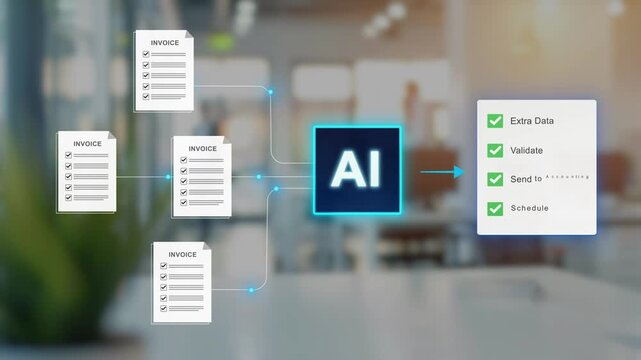 Artificial Intelligence Automating Invoice Validation and Accounting