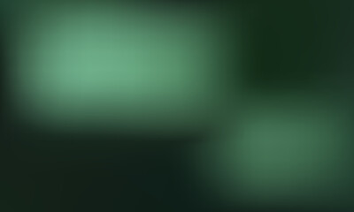 Obraz premium Dark green gradient abstract background wallpaper design vector illustration