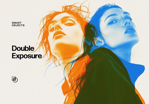 Double Exposure Effect For Poster And Social Media Design