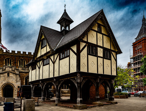 The Old Grammar School in Market Harborough, Leicestershire, England