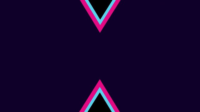 Abstract geometric chevron shape transition video overlay with transparent alpha channel for professional broadcast editing