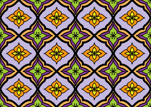 thai art pattern