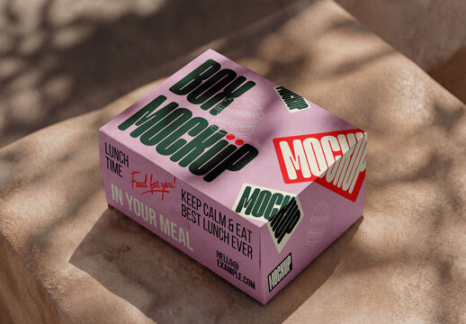 Lying Box Mockup