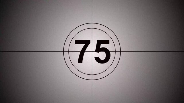 Smooth Number Counter Animation from 70 to 80 with Circular Target
